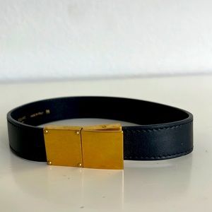 Celine black/gold choker